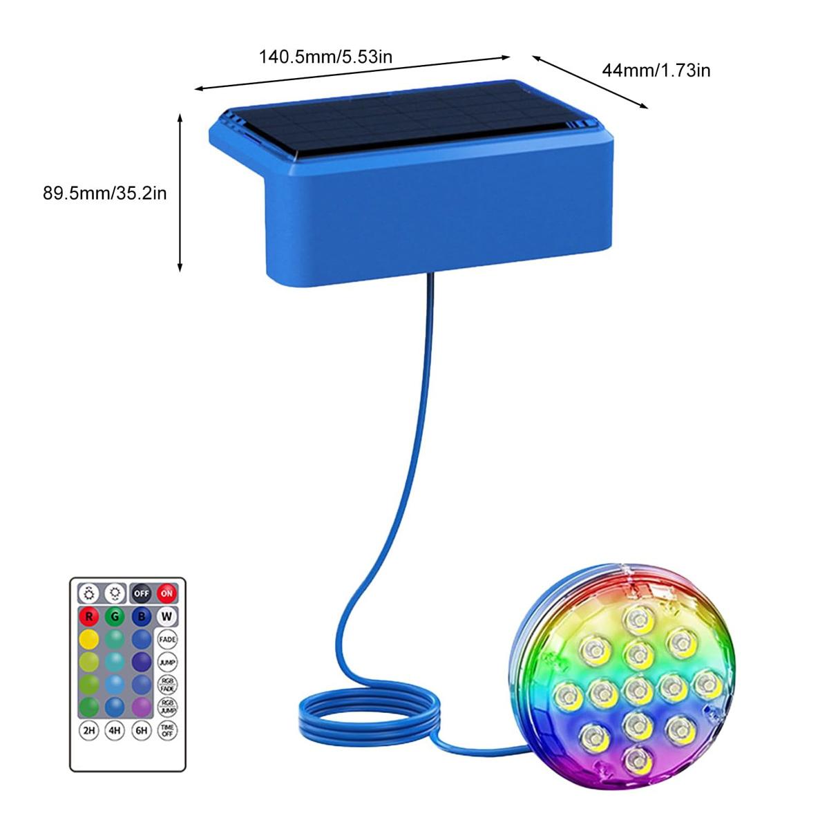Underwater Solar Pool Light wi - đánh giá và giá Pool Light Solar Rechargeable