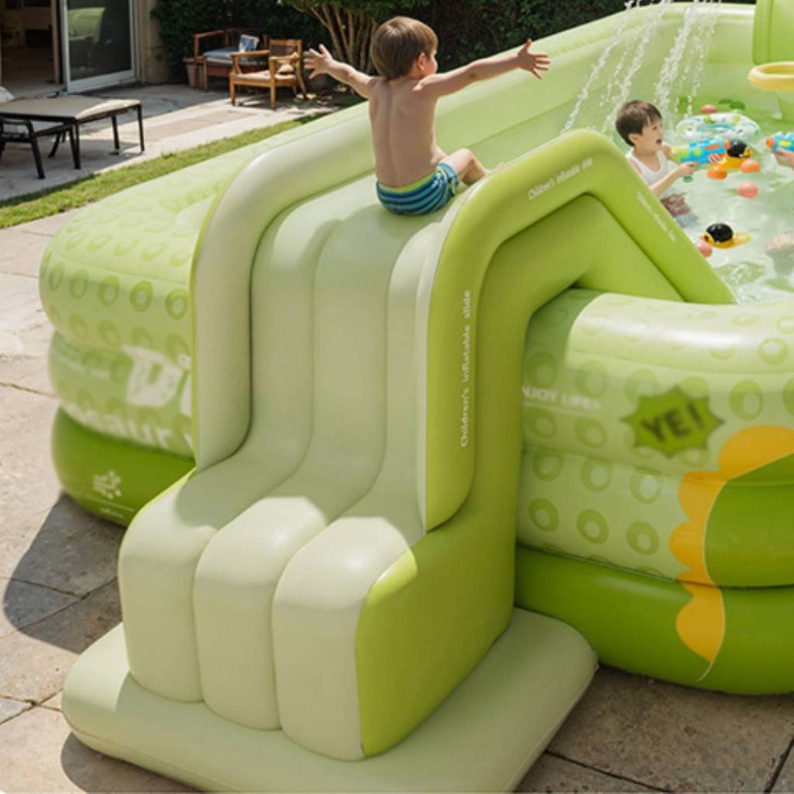 Inflatable Pool Slide Foldable - đánh giá và giá Water Slide Inflatable