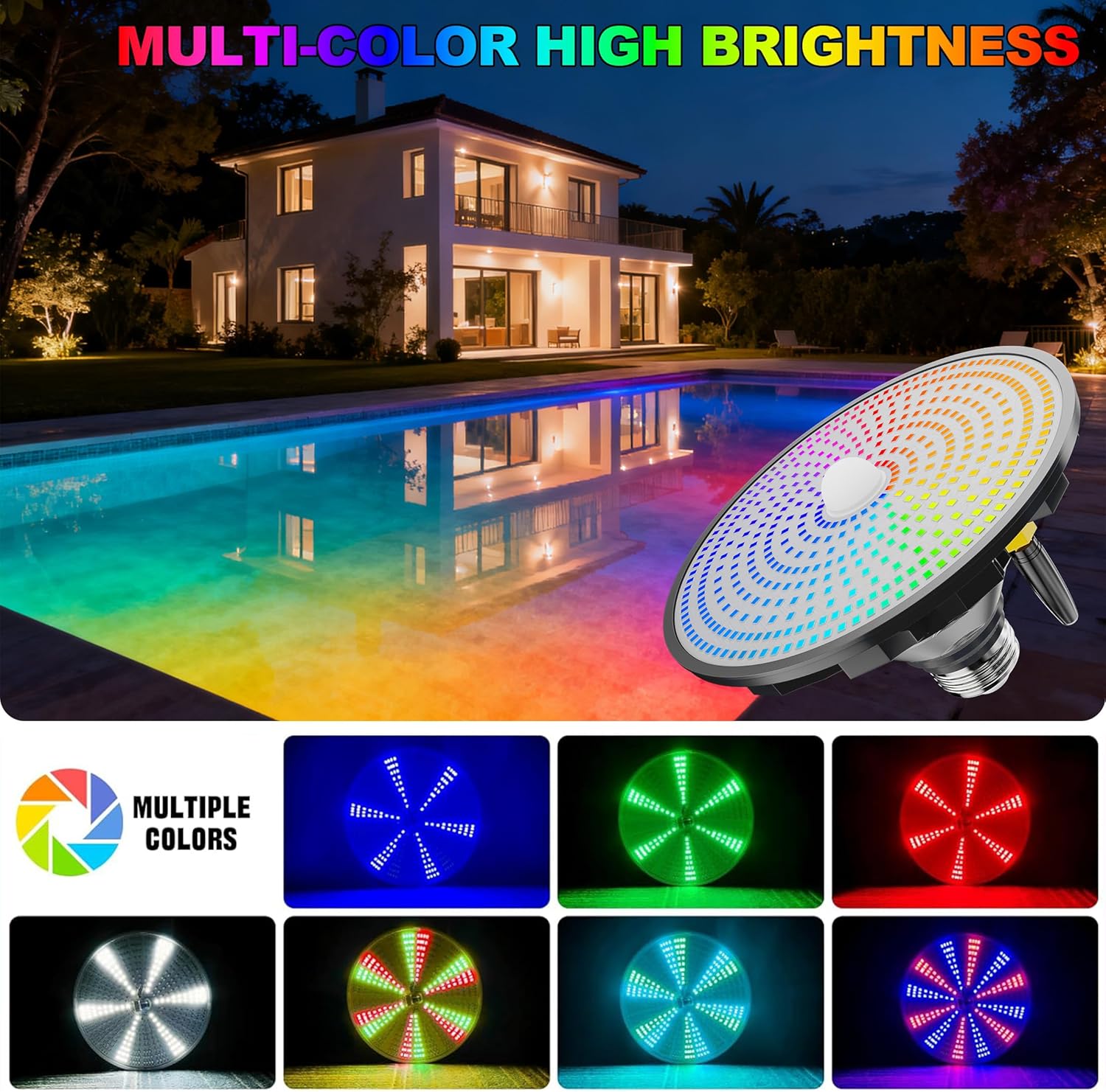 Solar Pool Lights All Season M - đánh giá và giá Pool Light Solar Rechargeable
