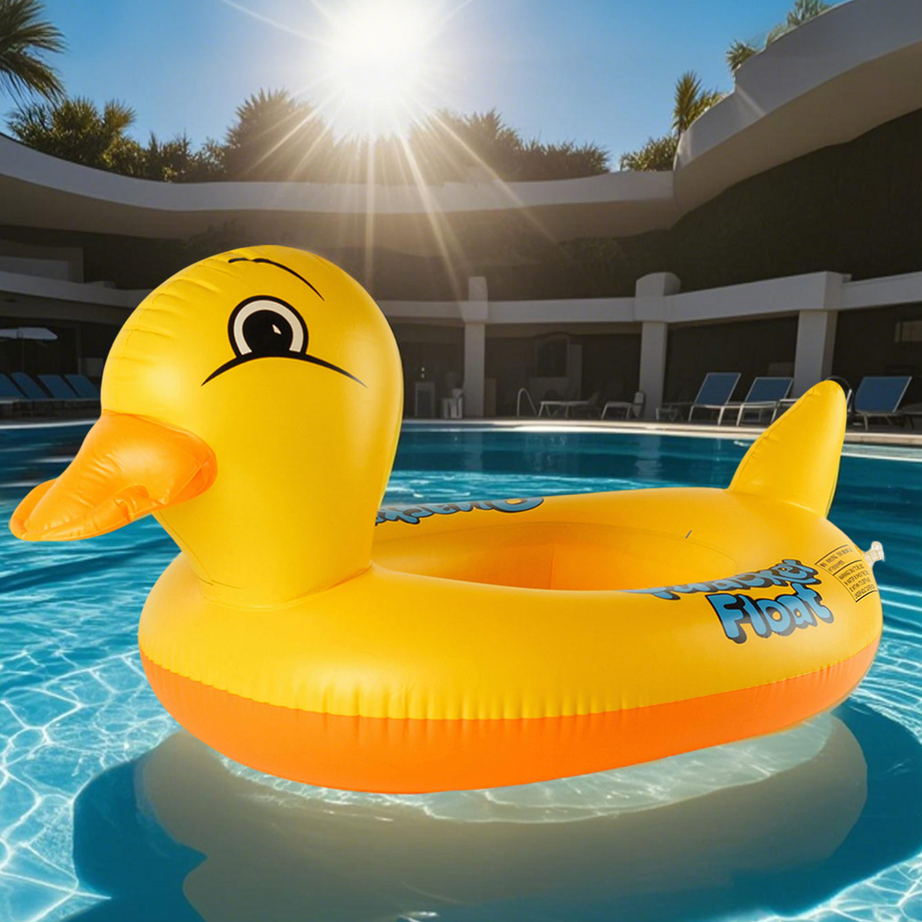 1PC Duck-shaped Thickened Infl - đánh giá và giá Pool Float Ring Inflatable