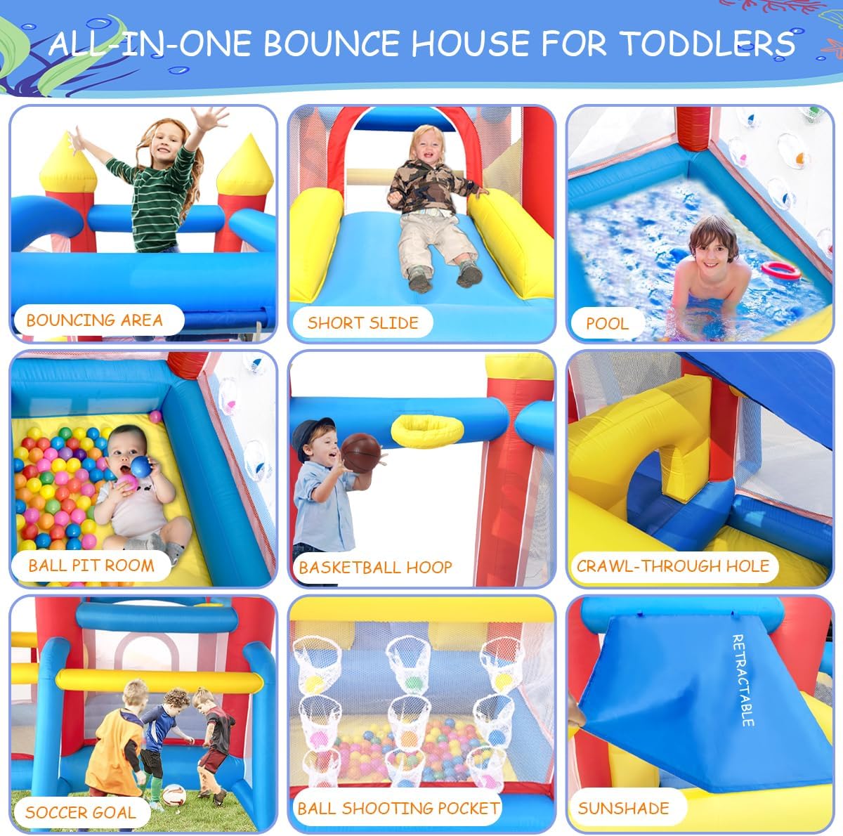 Inflatable Bounce House for Ki - đánh giá và giá Water Slide Inflatable