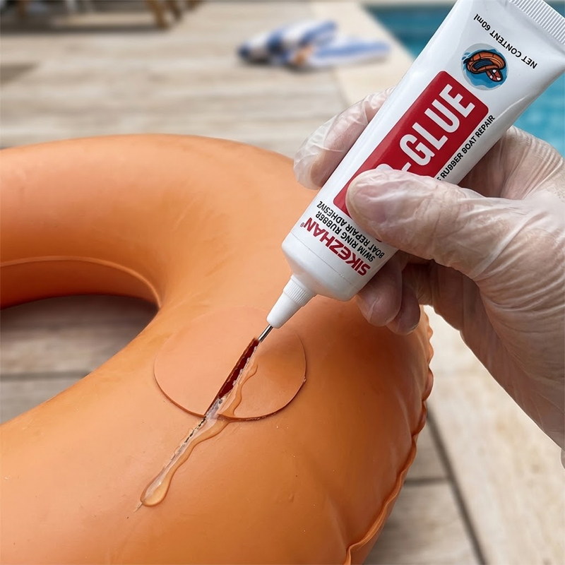 PVC Glue Inflatable Boat Swim  - đánh giá và giá Pool Lounger Inflatable