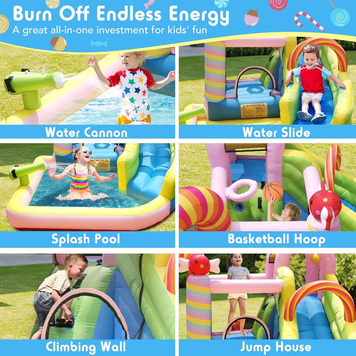 Inflatable Bounce House for Bi - đánh giá và giá Water Slide Inflatable