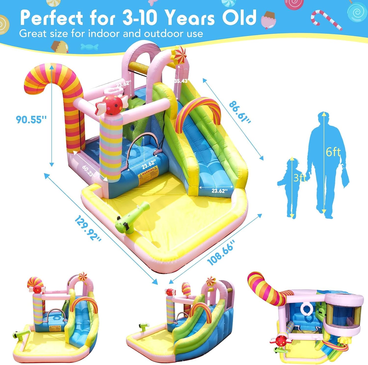 Inflatable Bounce House for Bi - đánh giá và giá Water Slide Inflatable