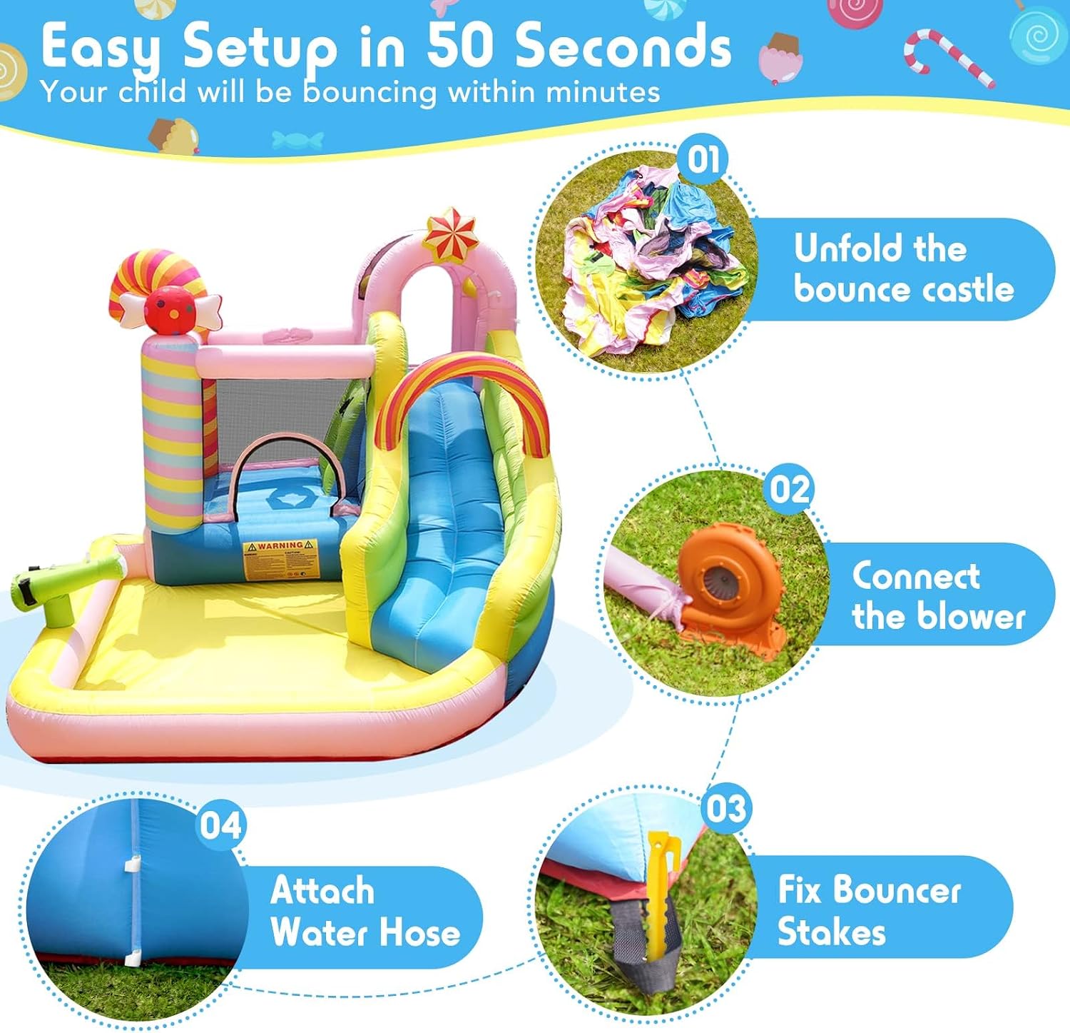 Inflatable Bounce House for Bi - đánh giá và giá Water Slide Inflatable
